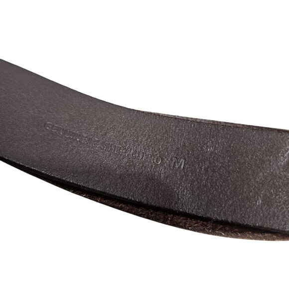 Brown Genuine Leather Adjustable‎ Belt With Knot Design For Women Size M 34 Boho - Picture 7 of 10